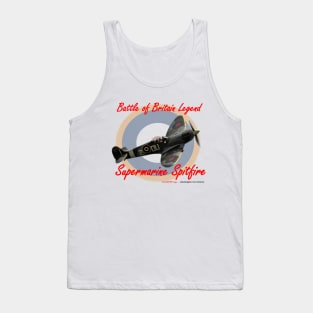 Battle of Britain Spitfire Design 1 Tank Top